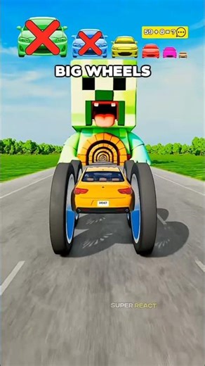 “Big Cars vs Crawling Tunnel Challenge 🚗💥 | Car Crash Simulator | Steam Game” #vehiclesimulator