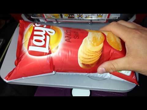 Pressure on a Plane Bag of Crisps