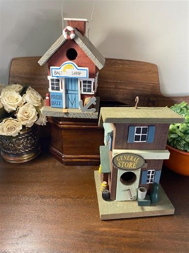 Vintage General Store Birdhouse – Primitive Americana Bait Shop Decor - Etsy