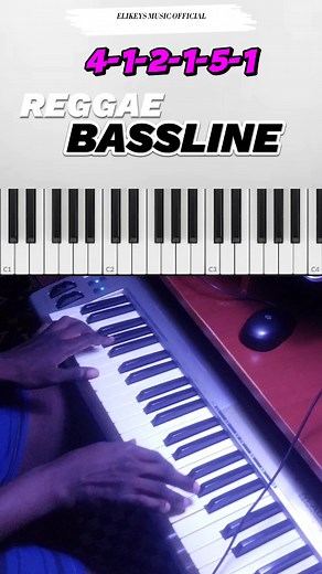 Reggae Keyboard Bassline Tutorial: Learn to Play Lead and Bass Line on Piano