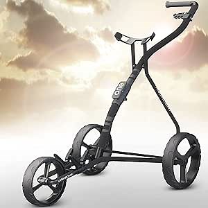 Golf Trolley, 3-Wheels Golf Cart, Golf Push & Pull Carts