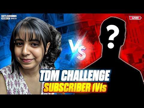 🔴1v1 TDM LIVE | BGMI 1V1 TDM LIVE | BGMI CUSTOM ROOM LIVE | BGMI TDM 1V1 CUSTOM ROOMS#girlgamer