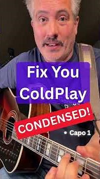 Fix You by Coldplay - Easy Guitar Lesson