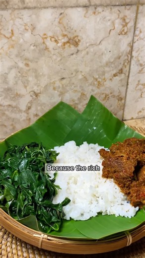 What makes rendang with rice so special in Indonesian food