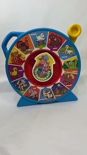 Vintage 1989 Mattel See N' Say Farm Animal Sounds The Farmer Says