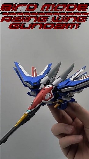 Gunpla Custom Build: HG Rising Wing Gundam (Bird Mode Transformation) #gunpla