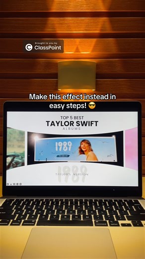 176K views · 8.3K reactions | This has to be a controversial PowerPoint design.. but can we just agree that all Taylor Swift albums are THE best?! 來 #PowerPoint #powerpointdesign #powerpointpresentation | ClassPoint | Facebook