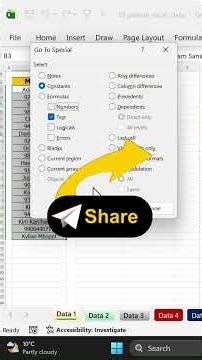 ⚠️ Aaj ke baad Excel me normal copy-paste MAT karo ❌😱 - #excel #exceltips #exceltips