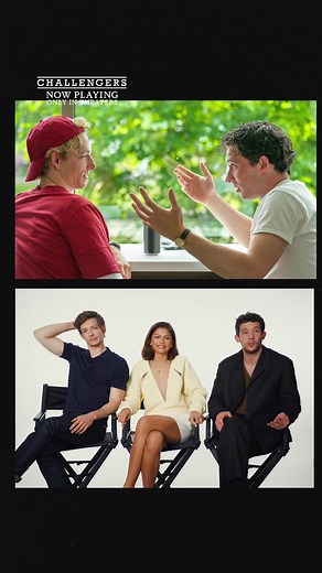 Take a walk down memory lane with the cast of #ChallengersMovie 💓🎾 Now playing in theaters!