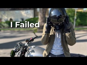 How I Failed My Motorcycle Test