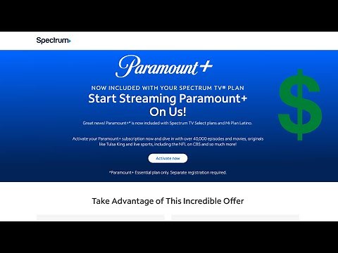 Select Spectrum Customers Get Paramount+ Essential Plan Free