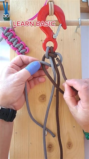 How to Tie a Cobra Weave #foryou #bracelet #cobra #macrame