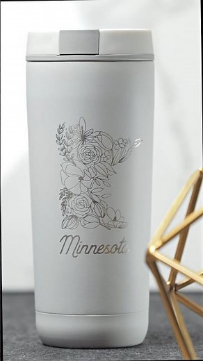 See How xTool F1 Laser Engraves a Tumbler with the Minnesota Design! #velfcreations #xtoolf1