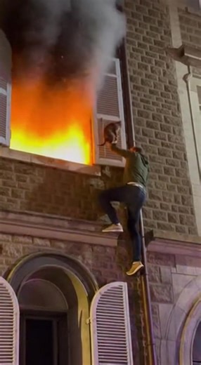 Brave Rescue: Man Saves Cat from Fire! Watch this heroic act as a man rescues a cat from a burning building. A true testament to courage and compassion! #fblifestyle #AI Generated using Kling AI . . . (For entertainment purposes only. Consult professionals if guidance on activities is presented. No brand affiliation is implied if any are shown. If inspired by true events, creative adaptations may be included. Content may include public footage.) | Fabiosa Life Stories