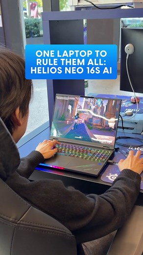 If you're looking for a laptop that fits all your needs, the Predator Helios Neo 16S AI does it all AND it's super sleek. Josh attended the Intel Experience Store event in NYC to get a better look—check out what he saw at the link in bio. #IntelCoreUltra Predator Gaming | Digital Trends