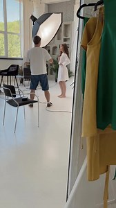 Linen and a little camera magic. Step behind the scenes. carenwear.com | Care'n'Wear