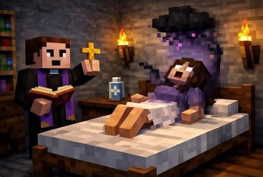 histoire Minecraft regarder la vidéo jusqu'au bout vous allez vous marrer #minecraft #IA#vidéo