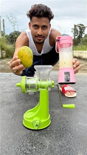 Manual Hand Juicer Vs USB Rechargeable Mixer Machine Unboxing 😍