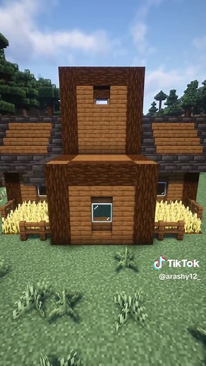 Spruce Survival House in Minecraft: Step-by-Step Tutorial