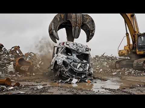 Raw Industrial Weight – Magnet Arm Handling Real Steel