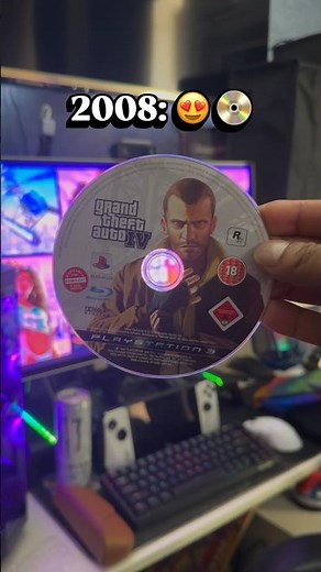 18 years of GTA cases, one heartbreaking truth #physicalcopy #gaming #evolution