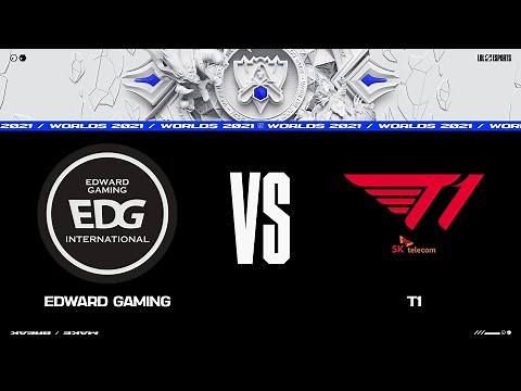 EDG vs. T1 | Worlds Group Stage Day 5 | Edward Gaming vs. T1 (2021)