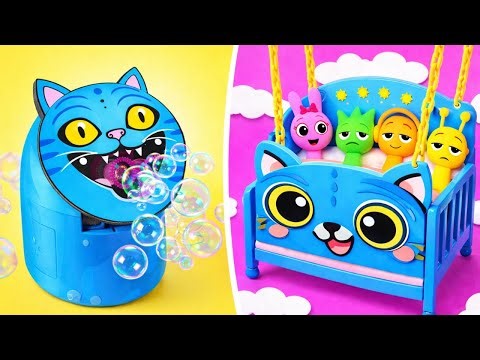 Rumi Rescues Sprunki From Dark Demons! Epic K-Pop Cardboard Mini Room DIY 🎶🔥