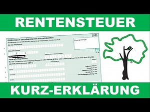 Neues rentnerleichtes Formular für Steuererklärung | Rechtsanwalt Matthias Trinks