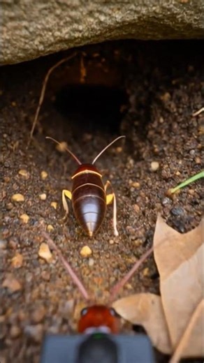Inside an Earwig Nest | Micro Camera POV Exploring the Hidden Underground World