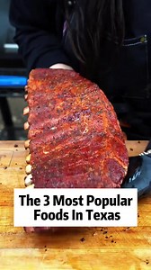 The 3 most popular foods in Texas…..#fy #fyp #fypシ #fypviralシ #foryoupageシ #facts #food #popular #texas #inusa #brands #texasbbq #texasbrisket #linksausage #fastfood #tastyfood #UnitedStates #tiktok #healthcare #explorepage #discovery #usa | Celeb Observer