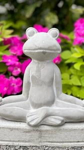 12 reactions | New arrival - meditating garden frog statue | Buddha Groove | Facebook