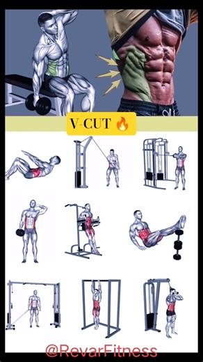 v cut abs exercise #abs #absworkout #sixpack #workout #motivation #fitness #gym