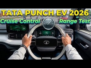 TATA PUNCH EV 2026 75km/hr Cruise Control Efficiency Range Test 🔥🔥🚀🚀 ‪@tata.evofficial‬