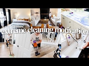 ALL DAY CLEAN WITH ME! WHOLE HOUSE CLEANING MOTIVATION 2024