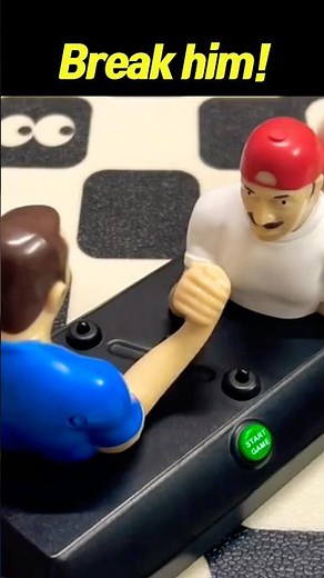 Mini Arm Wrestling Game Is Too Intense! 미친 팔씨름 승부 🔥 #shorts #armwrestling #takkar