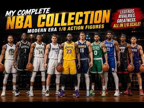 My ENTIRE 1/6 Scale NBA Collection MODERN ERA | Enterbay & AOM Toys