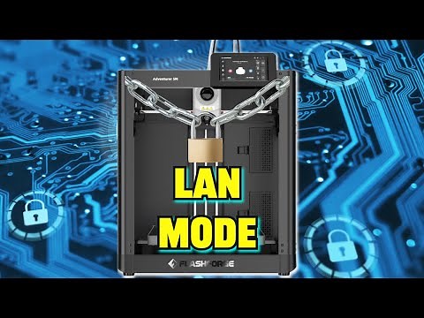 How To Enable LAN Mode For Privacy on the Flashforge Adventurer 5M