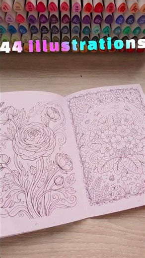 petit cahier coloriage fleur pour l'été - sur place ou à emporter 🤣