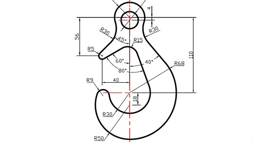 CAD基础进阶高级绘图练习合集_26