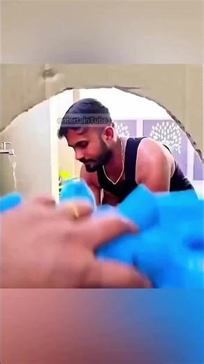 "Paper Wali Washing Machine vs Real Mehnat | Funny Husband Wife Scene 😂"#shorts