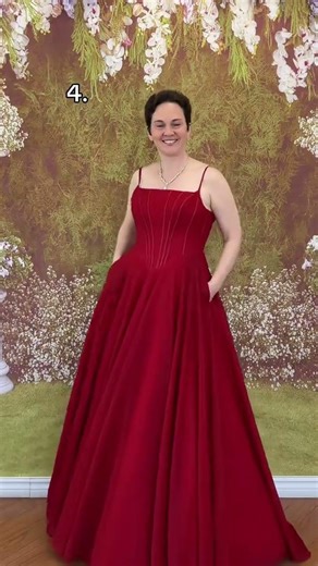 Help me pick a mother of the bride dress! RED EDITION ❤️#shorts