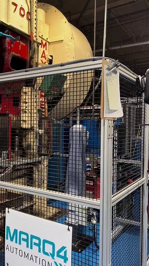 4.1K views · 71 reactions | Our forging cell robot in action! We can’t wait to start pumping out new knives with this machine. Soon will be able to manufacture our dinner knives in double the time. What should we name our new robot?! 烙 | Liberty Tabletop | Facebook