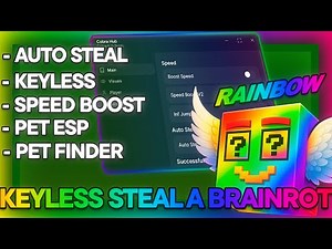 [KEYLESS] New Op Steal A Brainrot Script Auto Steal & Speed Boost & More