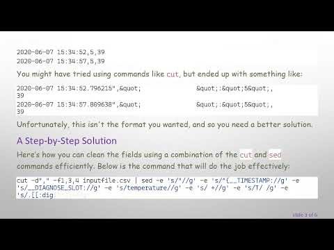 How to Clean Fields in Your CSV Files Using Bash Commands