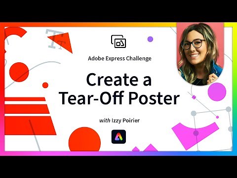 Create a Tear-Off Poster | Adobe Express Skills Challenge
