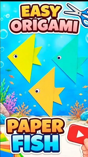 How to Make Origami Fish 🐠 | Step by Step Tutorial