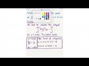 Math 135 Section 5.5... Substitution with logarithms (integral)