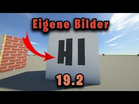 Eigene Bilder in der 1.19.2 einfügen --- Minecraft Tutorial ---