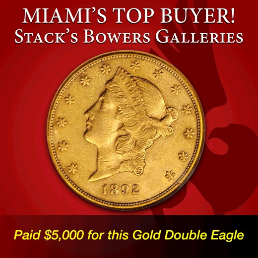 We pay more than pawn shops & jewelers! Immediate cash payment. Trust our convenient Miami gallery—no mailing needed. | Stack's Bowers