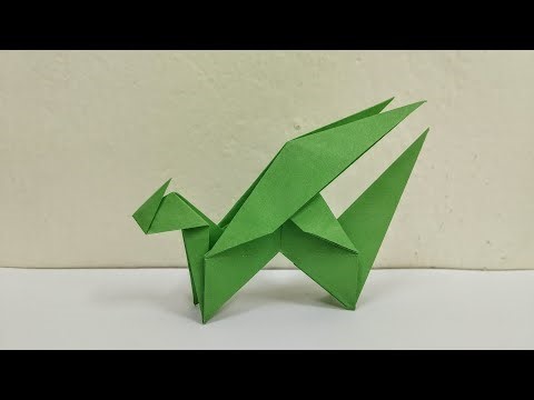 Origami Faerie Dragon Easy | How To Make Origami Faerie Dragon | Origami Tutorial